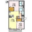 ボースウィングス竹渕東の間取図