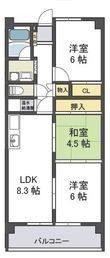 フローラ長田の間取図