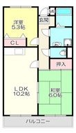 写真：ファミリーコート大今里3階の間取図