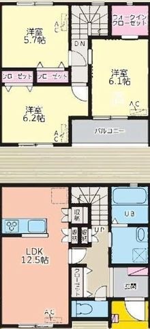 拡大写真:PORTO稲田本町 1階101の間取り