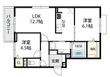ヴィブレ ウーノの間取図