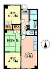 杉山マンションの間取図