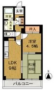 杉山マンションの間取図