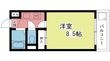 コスモハイツ新町IIの間取図