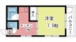 メルシーメゾネット鞍馬口の間取図