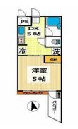 横浜市神奈川区沢渡の間取図