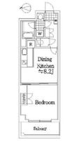 横浜市西区東久保町の間取図