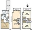 上反町貸家の間取図