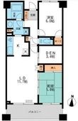 CASSIA横濱ガーデン山の間取図