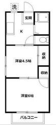 パナハイツ田中の間取図
