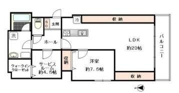 拡大写真:横浜市神奈川区台町 3階301の間取り
