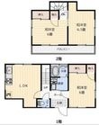 芹が谷貸家の間取図