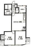 横浜市南区蒔田町の間取図