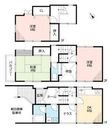 西戸部町戸建の間取図