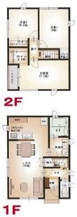 上尾市愛宕3丁目の間取図