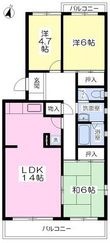 桶川市若宮1丁目の間取図