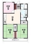 上尾市仲町2丁目の間取図