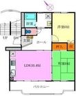 上尾市浅間台2丁目の間取図