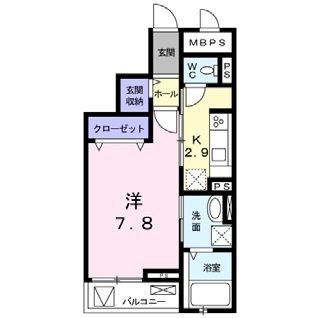 拡大写真：上尾市柏座３丁目 3階303の間取り