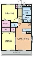 サン・クレストコートの間取図