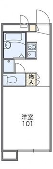 レオパレス北本西の間取図