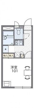レオパレスイーストⅢの間取図