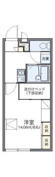 レオパレス殿山の間取図