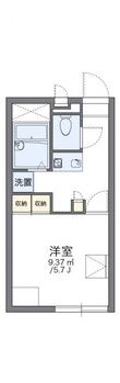 レオパレスイーストⅤの間取図