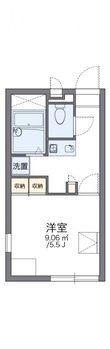 レオパレスマロニエの間取図