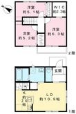 上尾市大字上の間取図