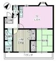 上尾市浅間台1丁目の間取図