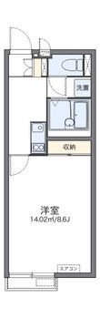 レオネクストインディゴⅠの間取図