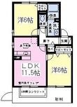 桶川市大字上日出谷の間取図