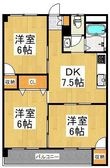 写真：ルミエール山合1階の間取図