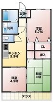 山合コーポの間取図