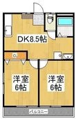 センチュリー西川の間取図