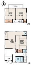東村山市秋津町2丁目の間取図