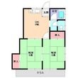 メゾン芝山Bの間取図