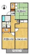 セジュール柳窪の間取図