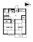 シティハイムグリーン滝山の間取図