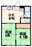 ふじコーポAの間取図