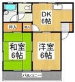 三上ハイツⅡの間取図