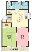 庭野ハイツの間取図