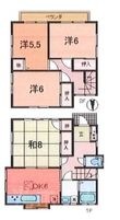 所沢市下安松戸建の間取図