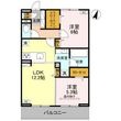 Koaひばりヶ丘の間取図