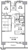 T’s garden清瀬の間取図