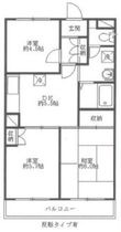 オークヴィラ石神の間取図