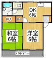 三上ハイツⅡの間取図