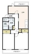 コーポレート中清戸1号棟の間取図