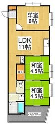 第三稲荷台ハイツの間取図